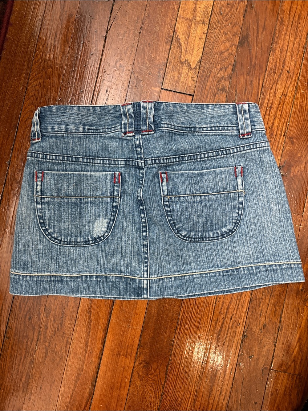 Vintage y2K 2000s mini micro skirt low rise - Picture 2 of 5